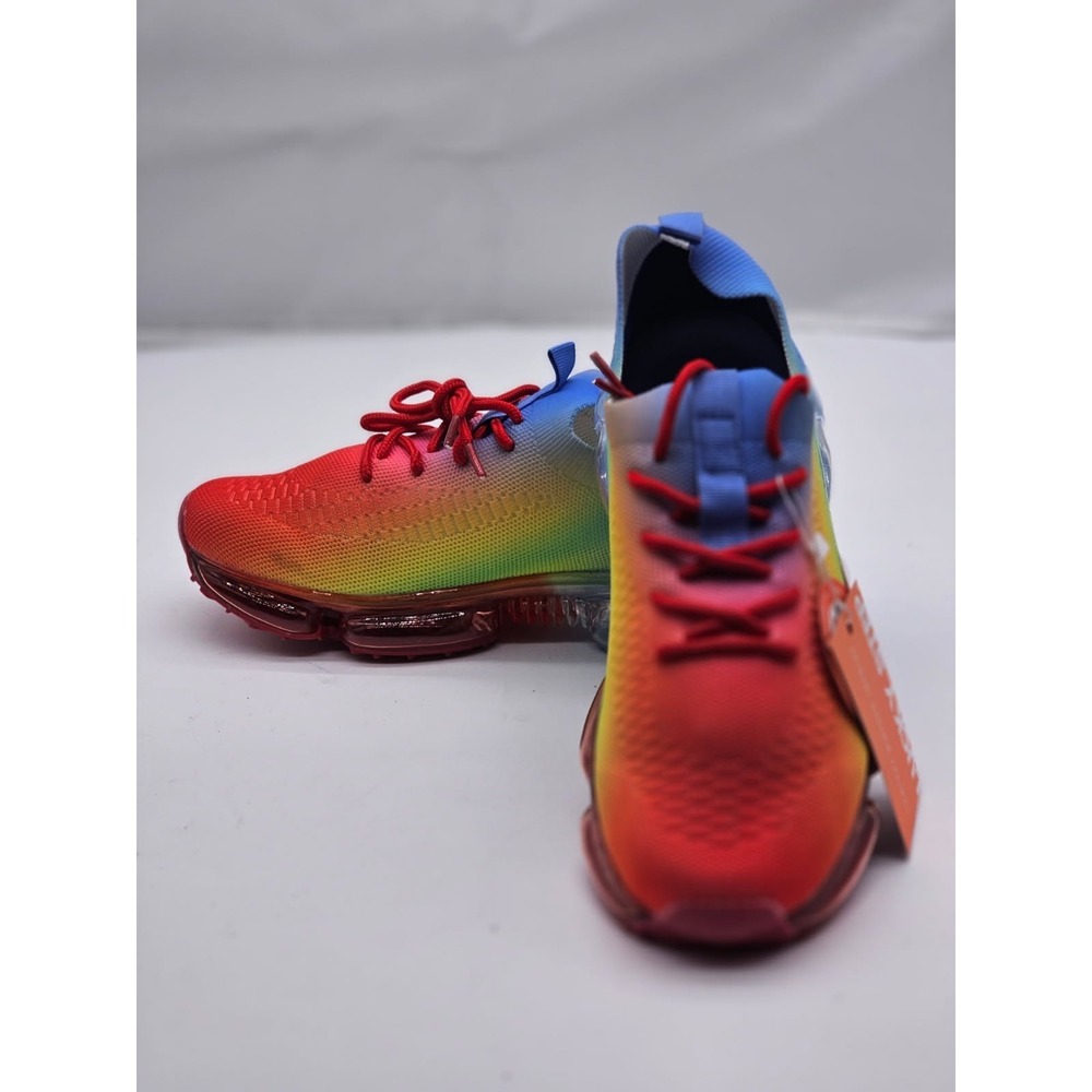 New Lucky Step Women's Air Cooled Multi Color Sneakers- Approved Vegan Size 9